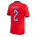 Cheap England Kyle Walker #2 Away Football Shirt World Cup 2022 Short Sleeve